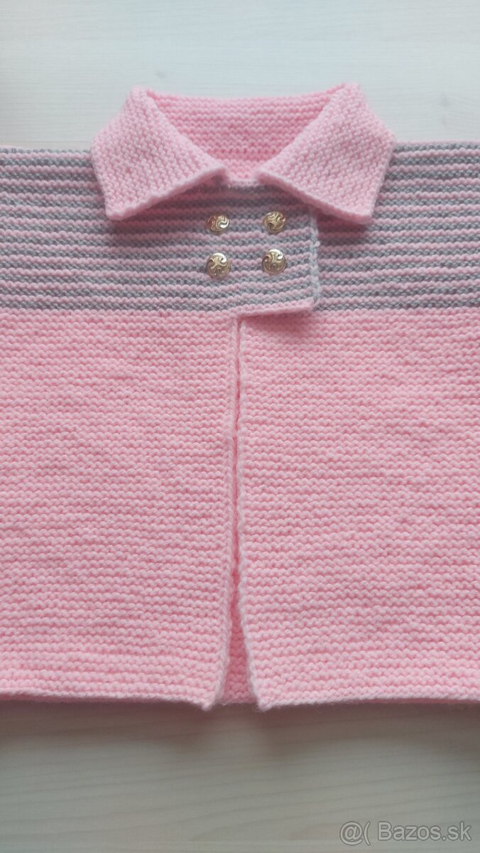 Štrikovaný set pre bábätko handmade - 10