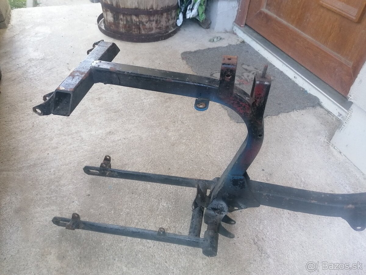 Predám rám so zadnou vidlicou na Jawa 23 mustang - 10