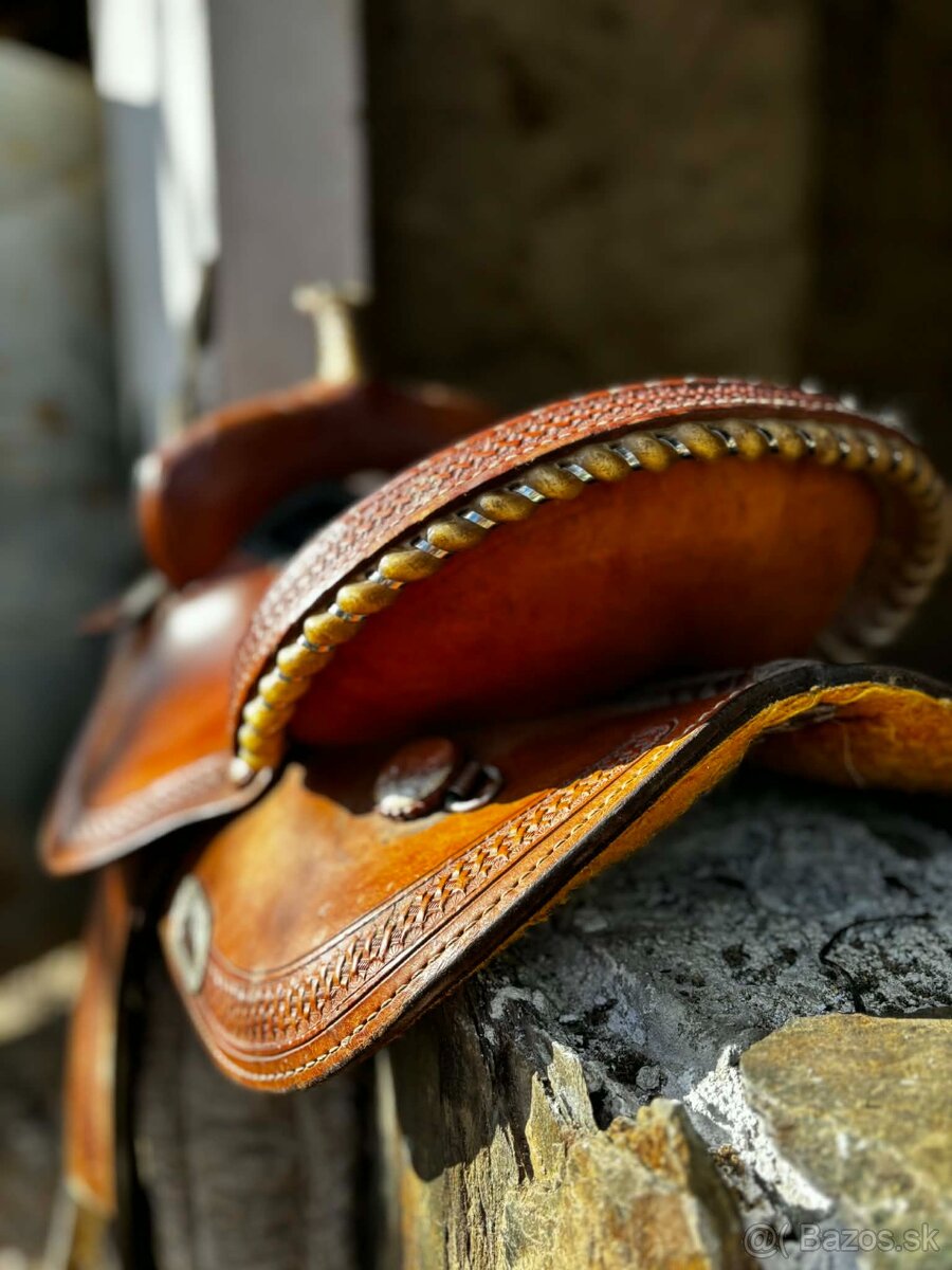 Westernove sedlo v type berrel - 10