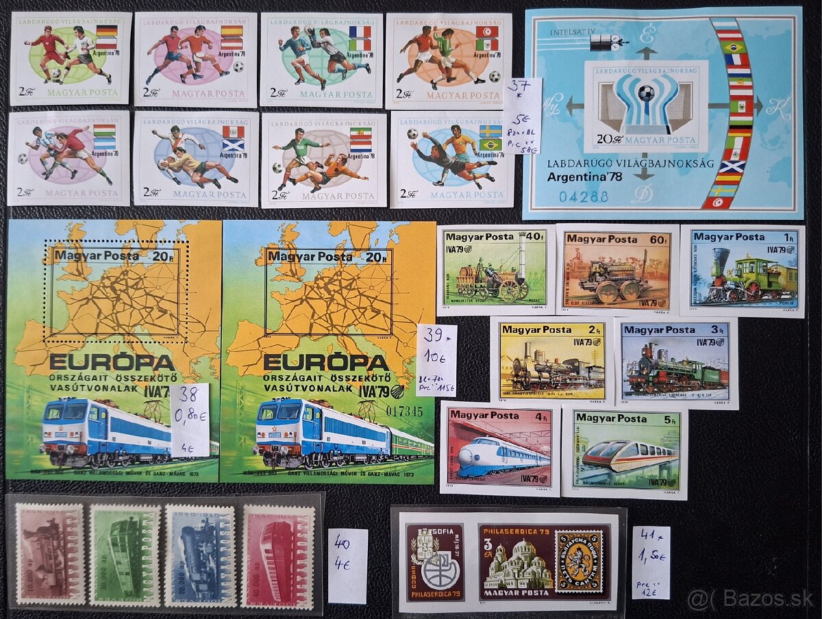 Postove znamky Madarsko (56poloziek) - 10