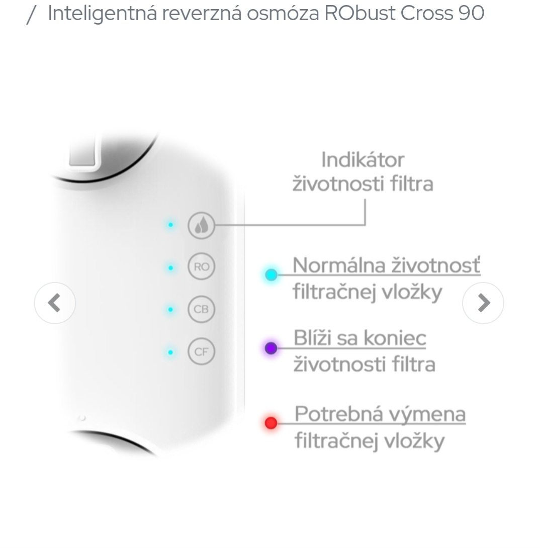 Inteligentná reverzná osmóza RObust CROSS 90 - 10