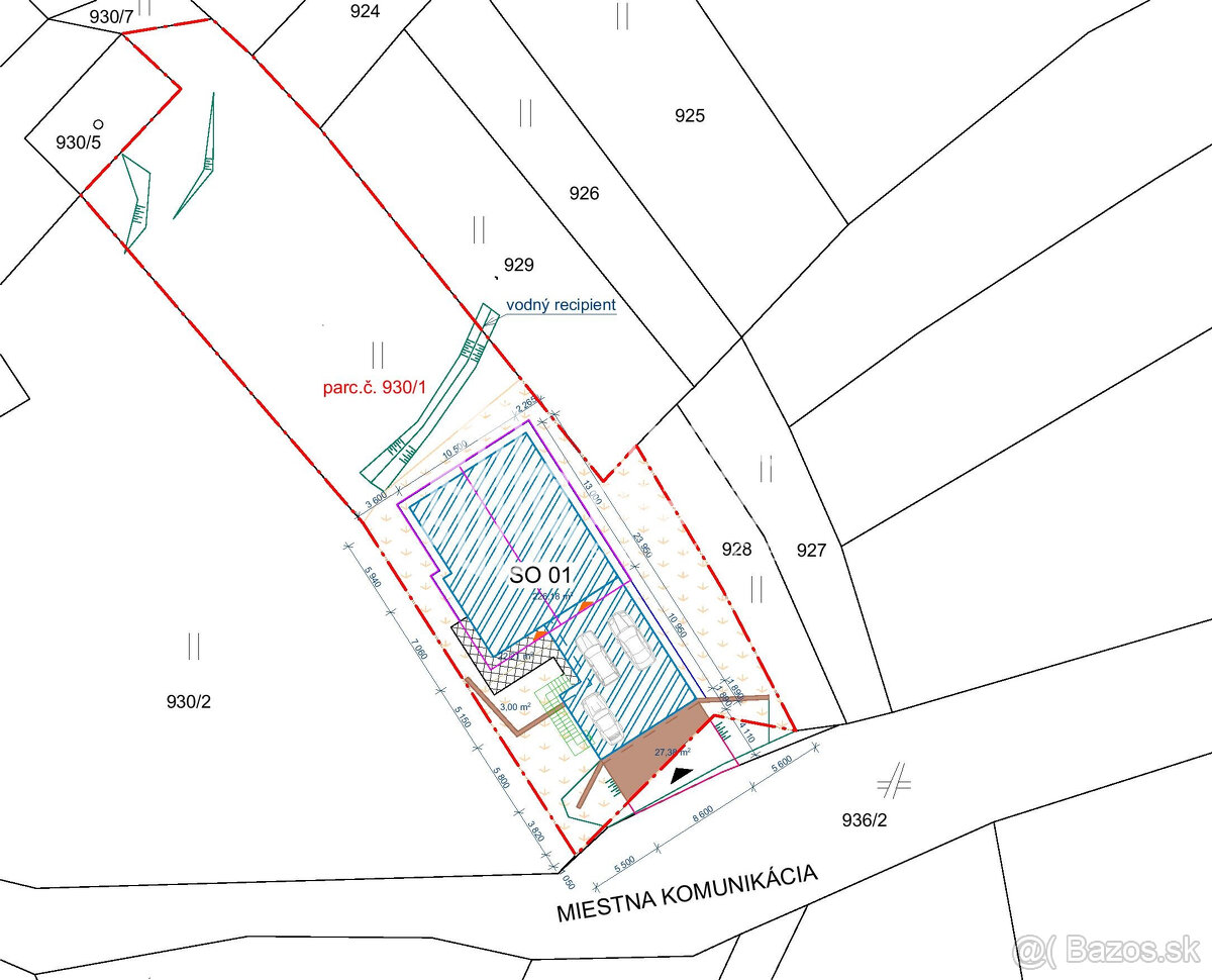 Na predaj, Stavebný pozemok, 1168 m2, Zvolen - Kráľová - 10