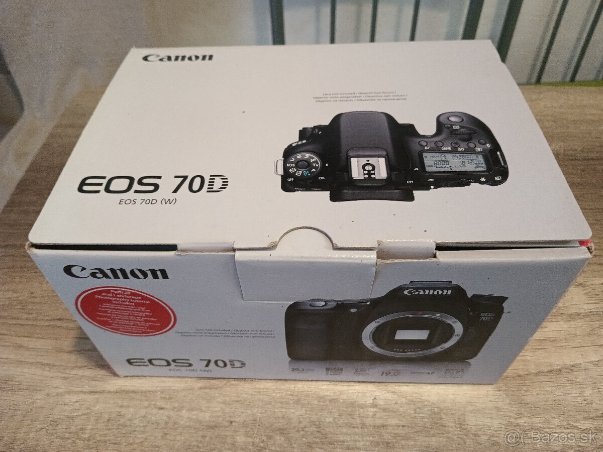 Predám Canon EOS 70D + obj. + prísl. - 10