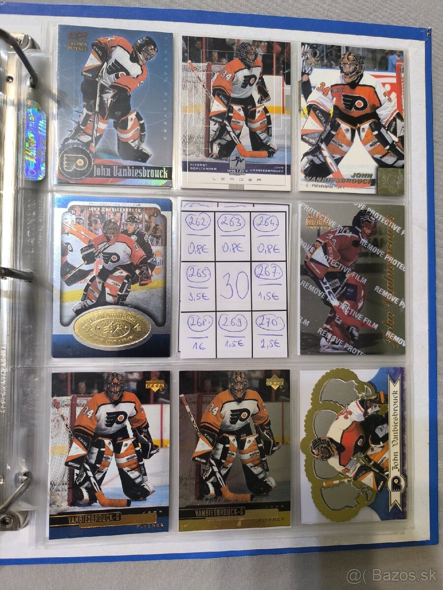 Hokejové kartičky - John Vanbiesbrouck 2 - 10