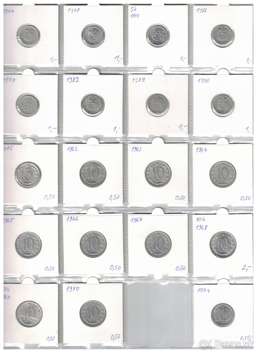 Obehove mince CSSR 1946-1992 - 10