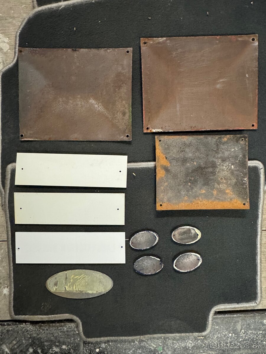 Plechové tabule, smaltovné tabule - 10