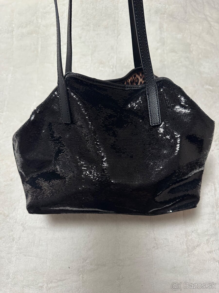 Krásna glitrová kabelka 2v1 zn. GUESS originál - 10