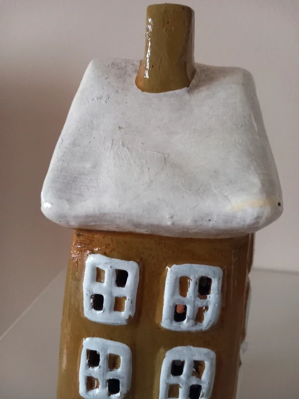 Keramický domček na čajovku 20,5x11,5x7,5 cm - 10