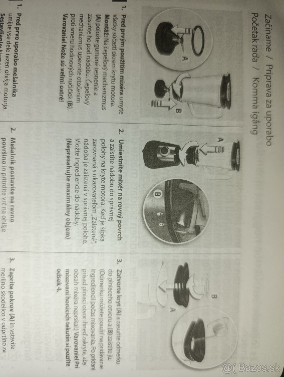 Stolný mixér Electrolux - 10