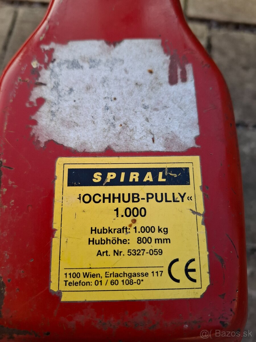 Ručný nožnicový paletový vozík - 10