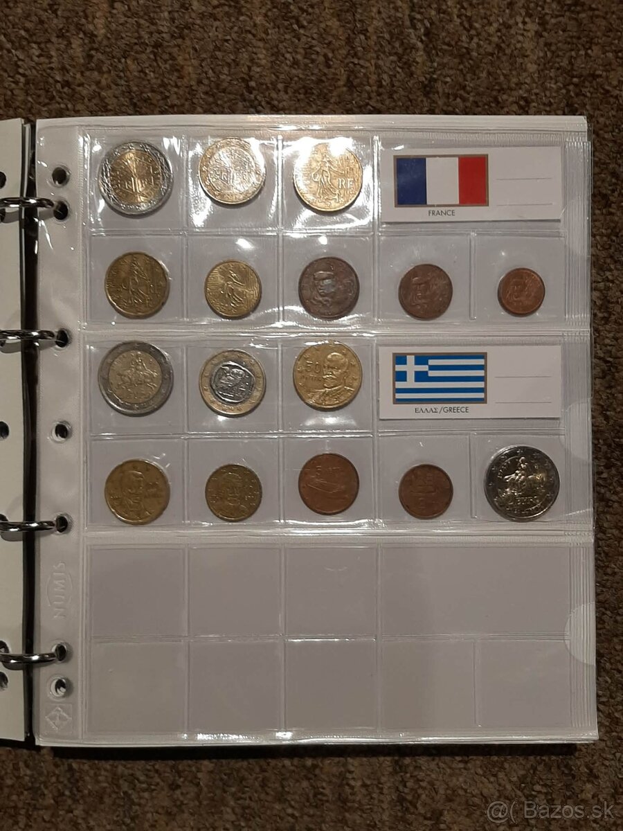 Zbierka obehových euromincí - 10