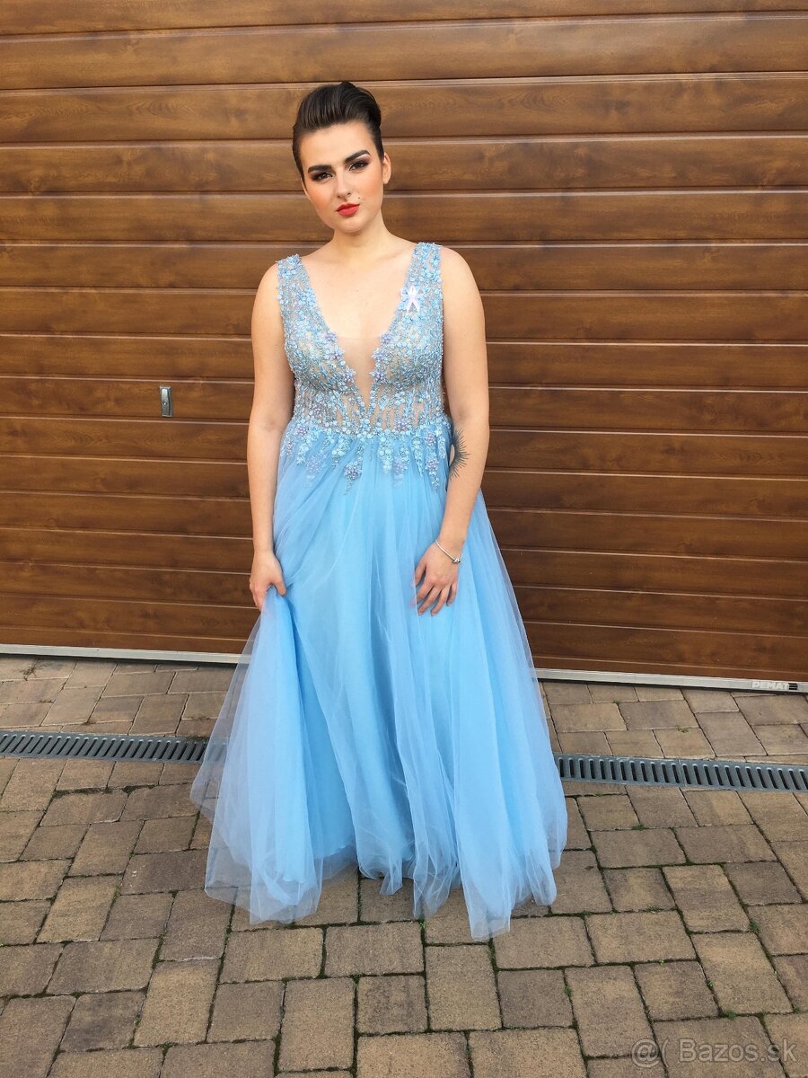 Spoločenské šaty dlhé ,vel 38 - 10