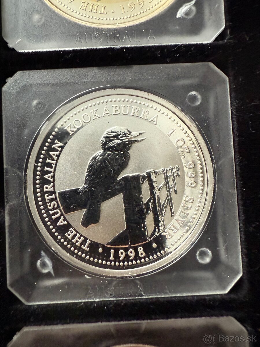 Investičné striebro - Kookaburra - 10
