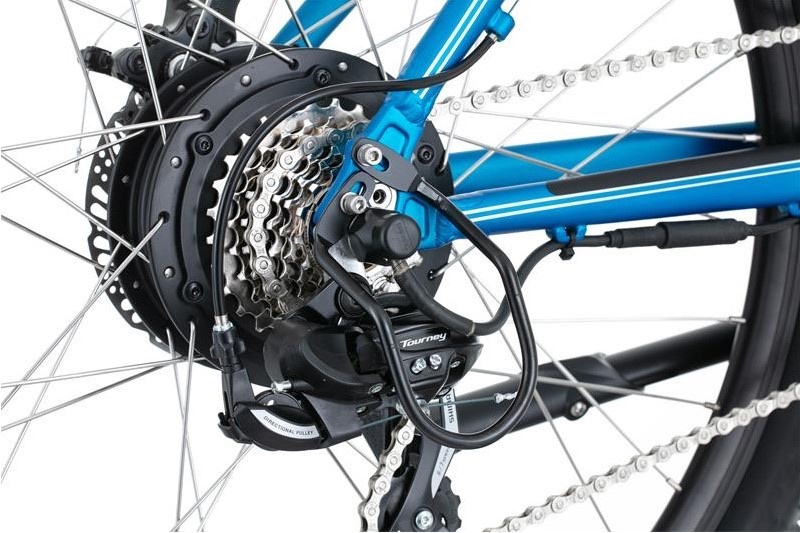 Elektrobicykel EASYBIKE MI5, modro-biely, - 10