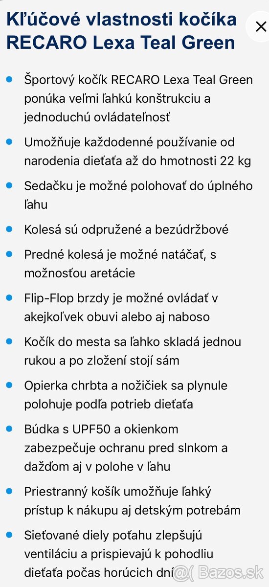 RECARO Lexa Teal Green - 10