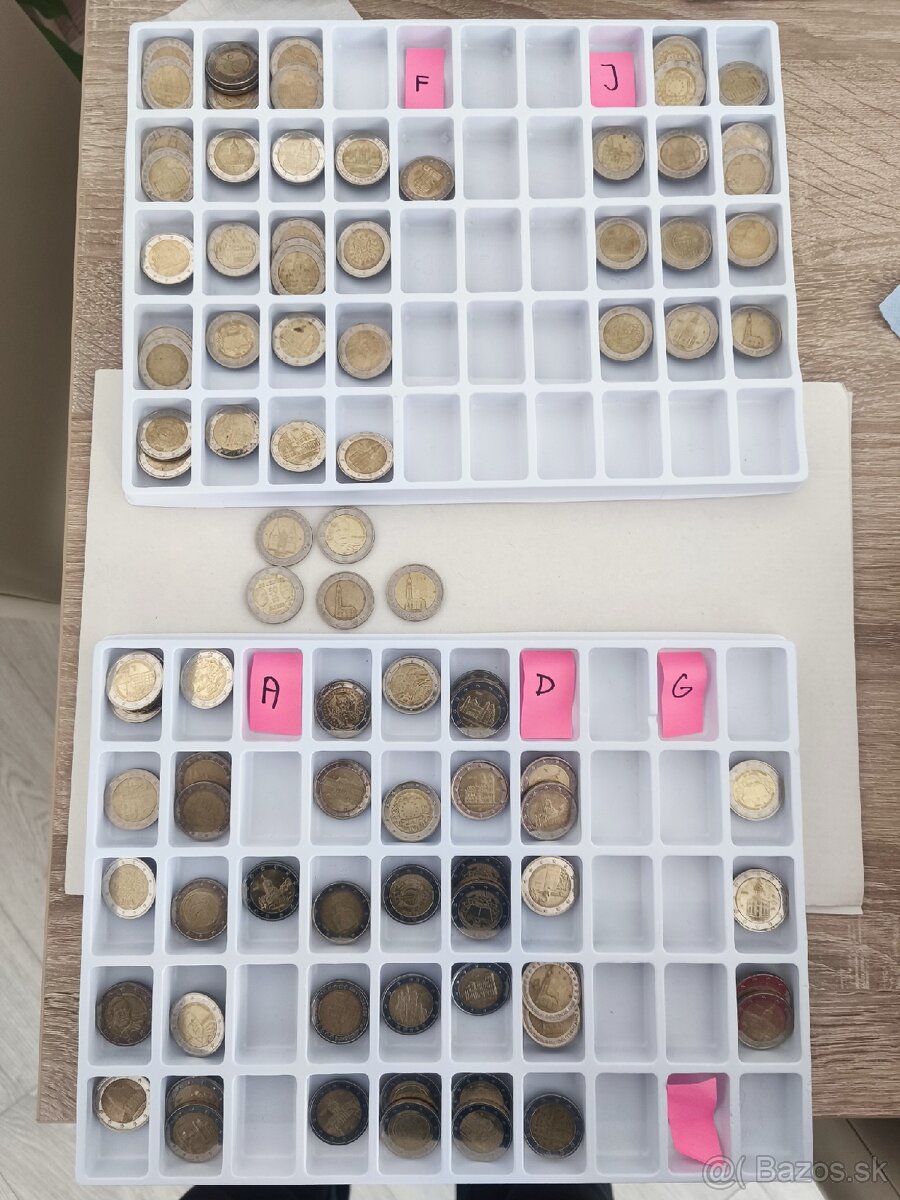 2 euro mince na výmenu (2€ mince ) - 10