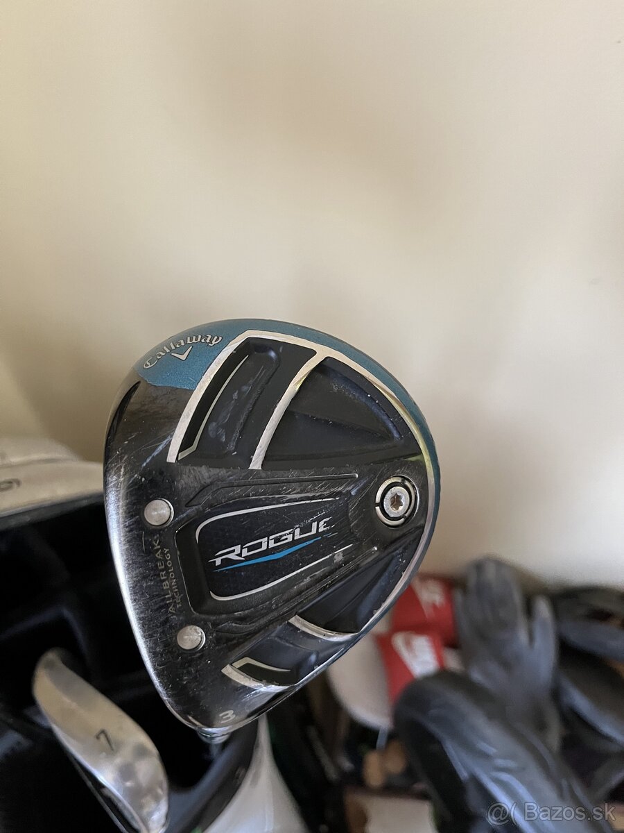 Golf.sada(12 palic a 2x bag), vozik, hitting mat, sietka. - 10