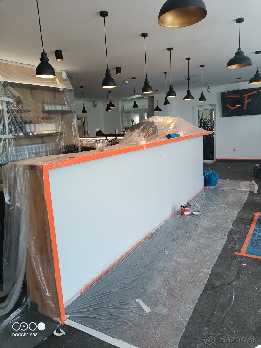 Dekoračné omietky, strojové maľovanie interiérov - 10