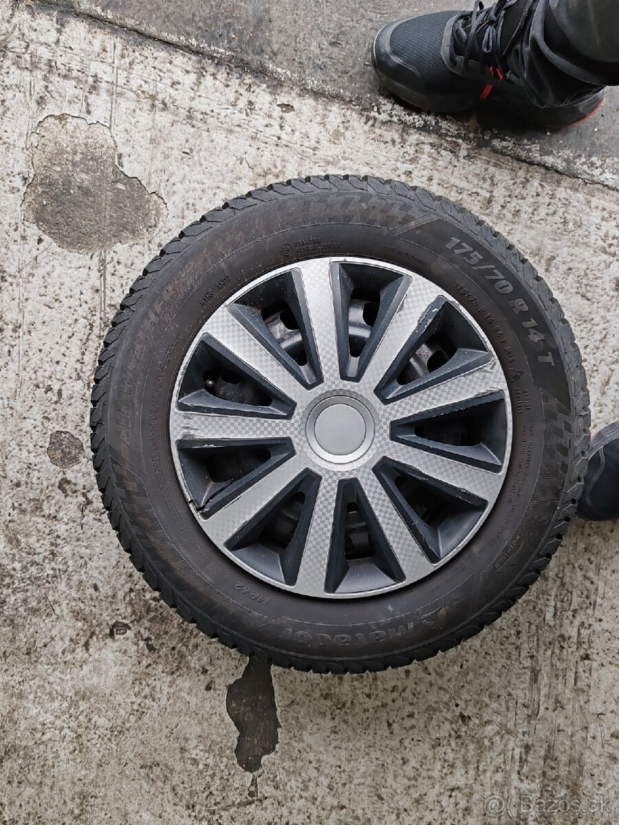 Celoročné pneumatiky s diskami 175/70 r14 4x100 - 10