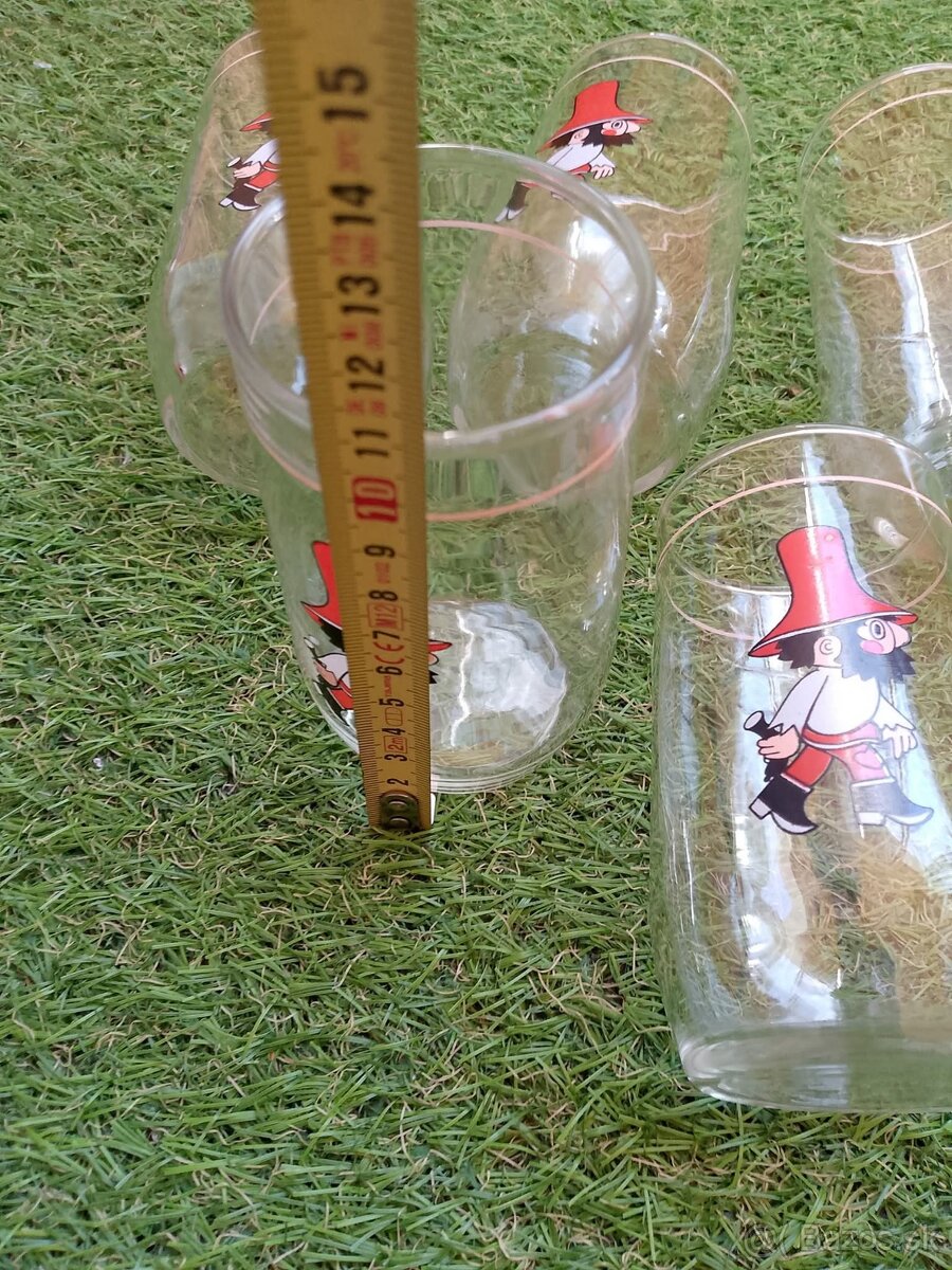 Retro toaletka,poháre rumcajs - 10