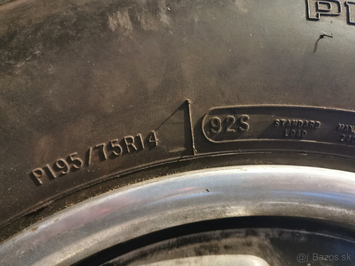 Porsche 911 / 912 - orig. 14" Fuchs alu s nejazdenými pneu - 10