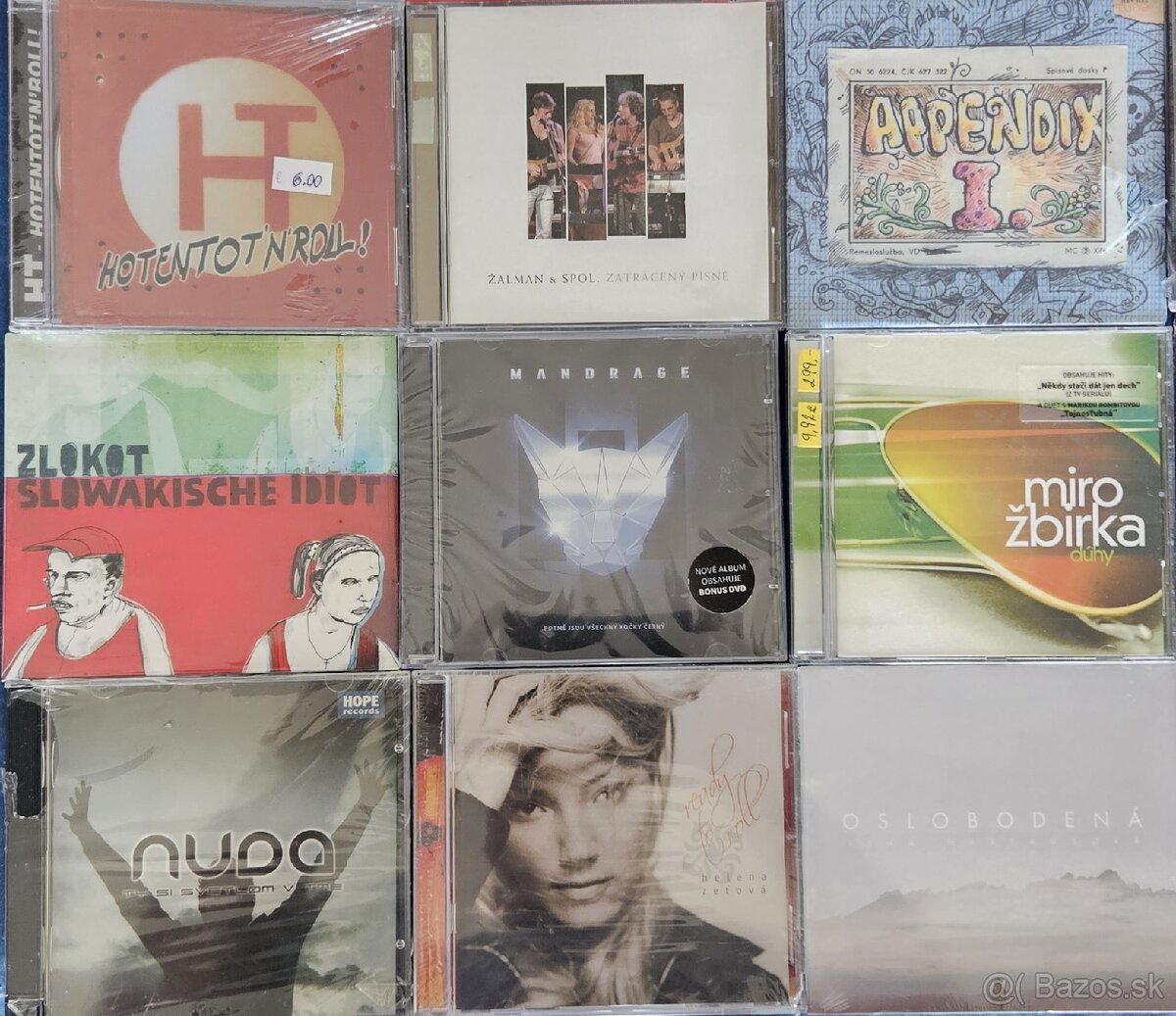 CD predaj: Československo + zahraničie - 10