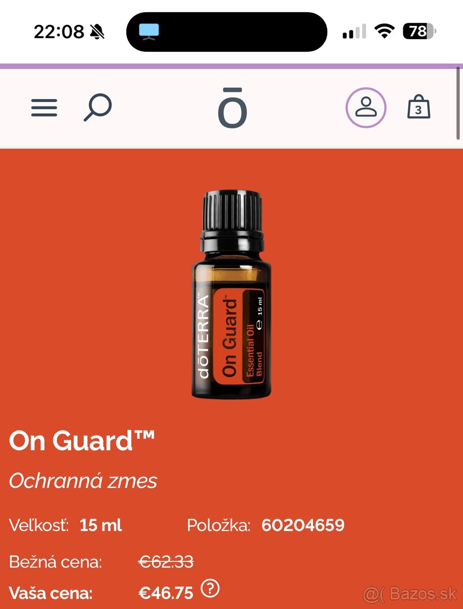 Nové, neotvorené esenciálne oleje dōTERRA za členské ceny - 10