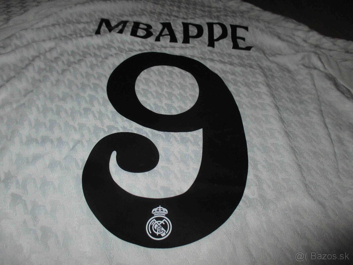 futbalový dres Real Madrid 2024/2025 Mbappé - 10