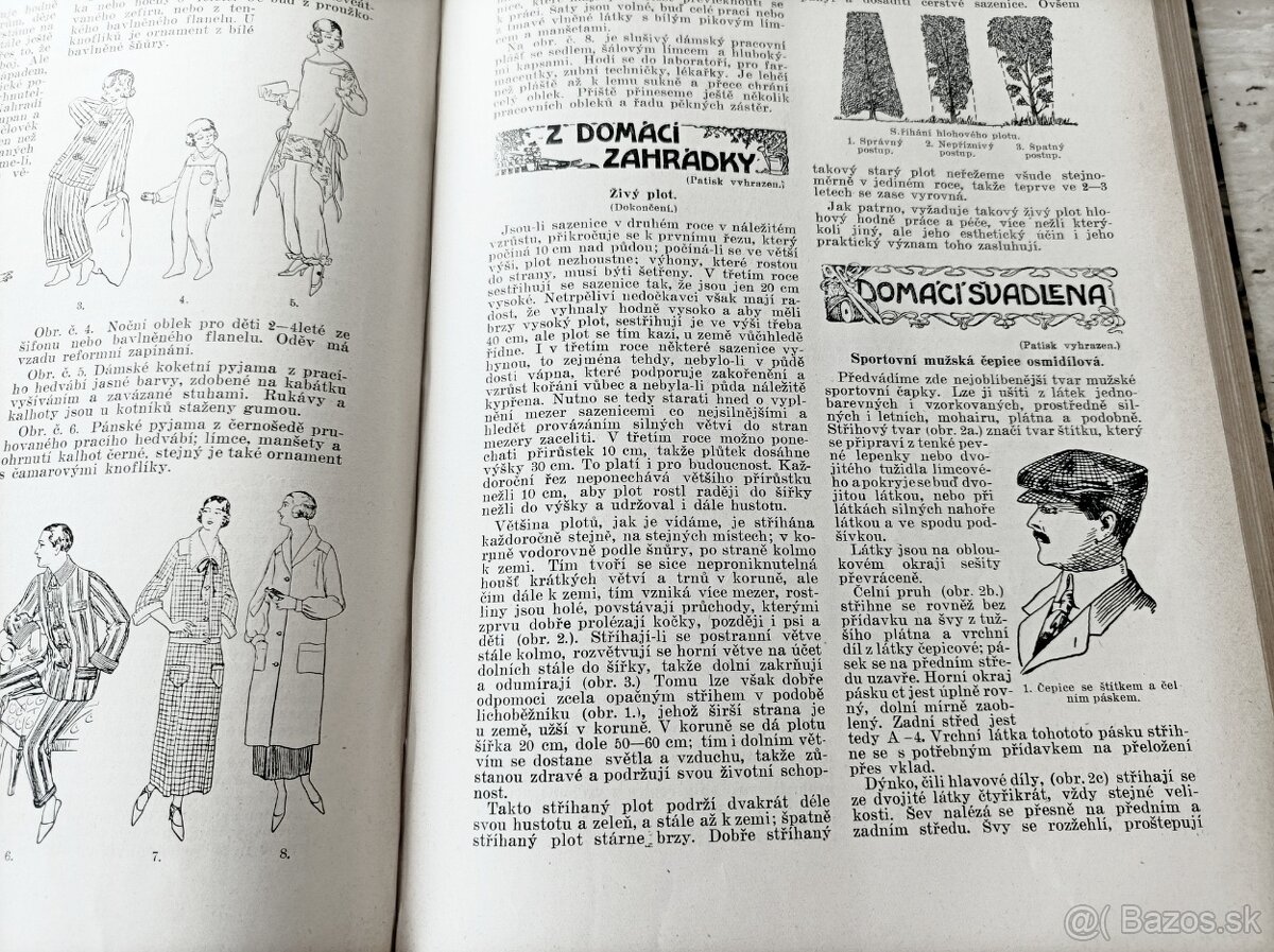 Časopisy Šťastný domov, svázaný ročník 1924, krásný stav - 10