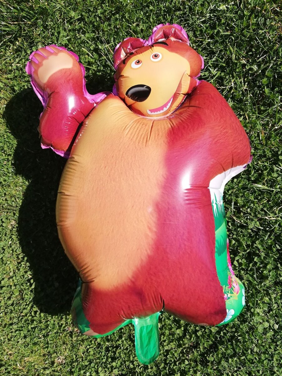 Nové balóny Máša 84cm a medveď 65cm - AŽ 15/16/17 kusov - 10
