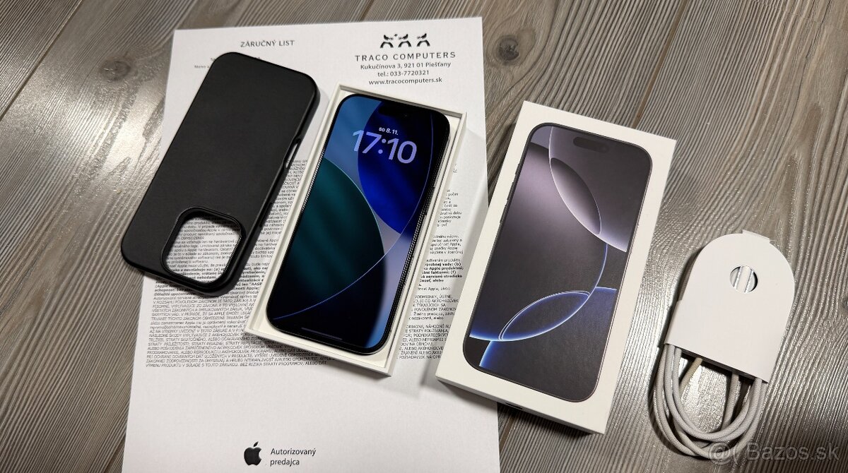 iPhone 16 Pro 128 GB čierny titán - 10