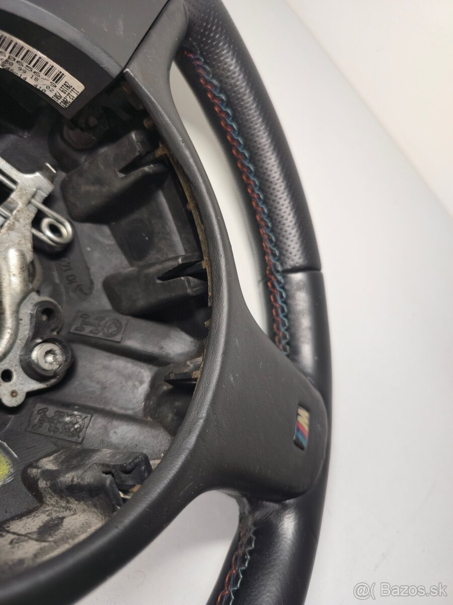 Športový kožený trojramenný volant BMW - 10