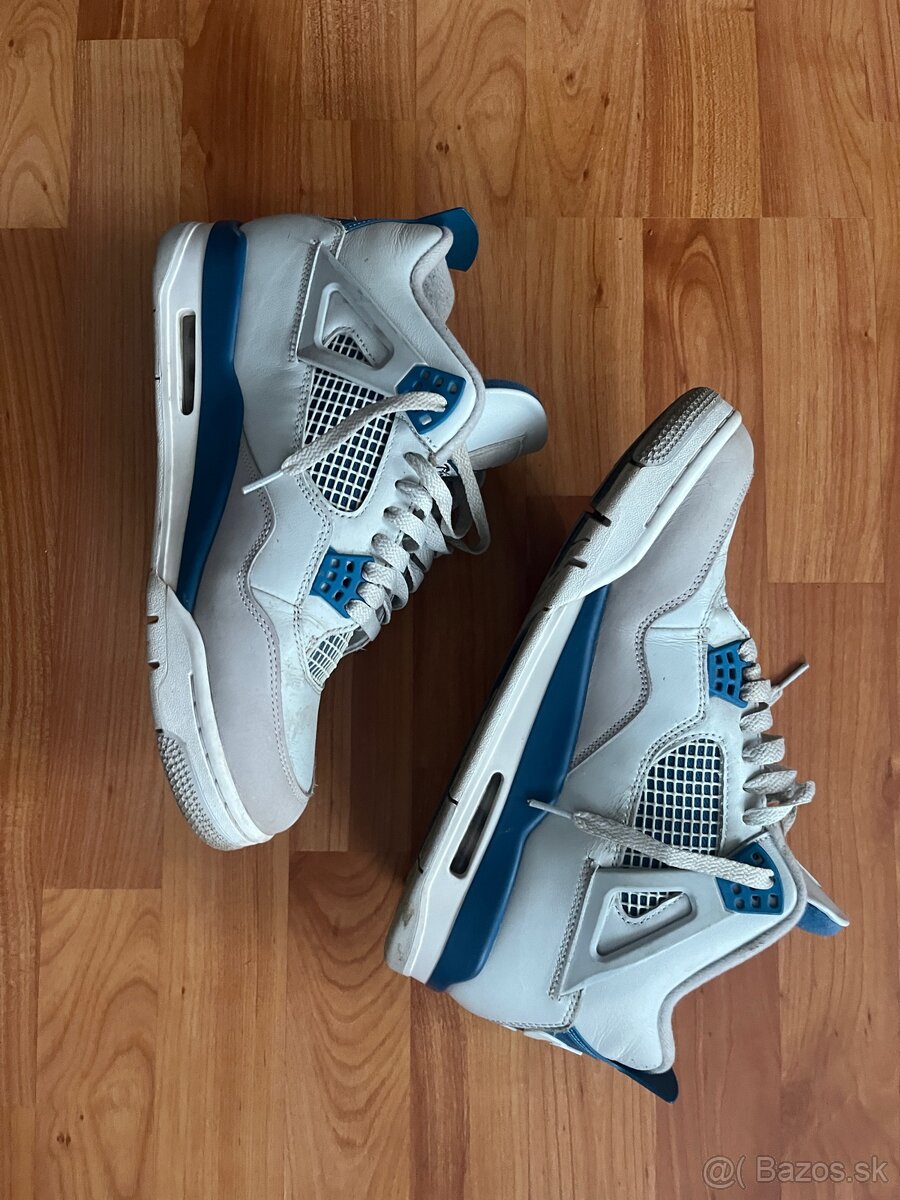 Jordan 4 military blue 45 - 10