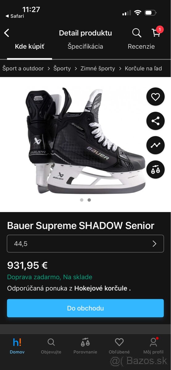 Korcule Bauer Supreme Shadow - 10