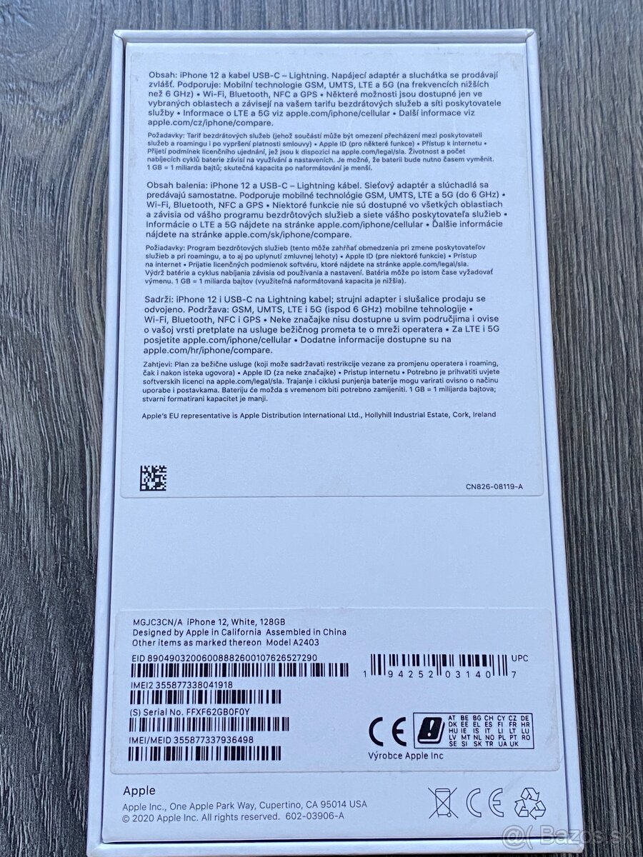 Iphone 12 128Gb White Top Stav - 10