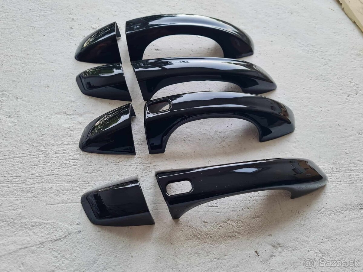 ČIERNE krytky klučiek - ŠKODA VOLKSWAGEN SEAT - 10