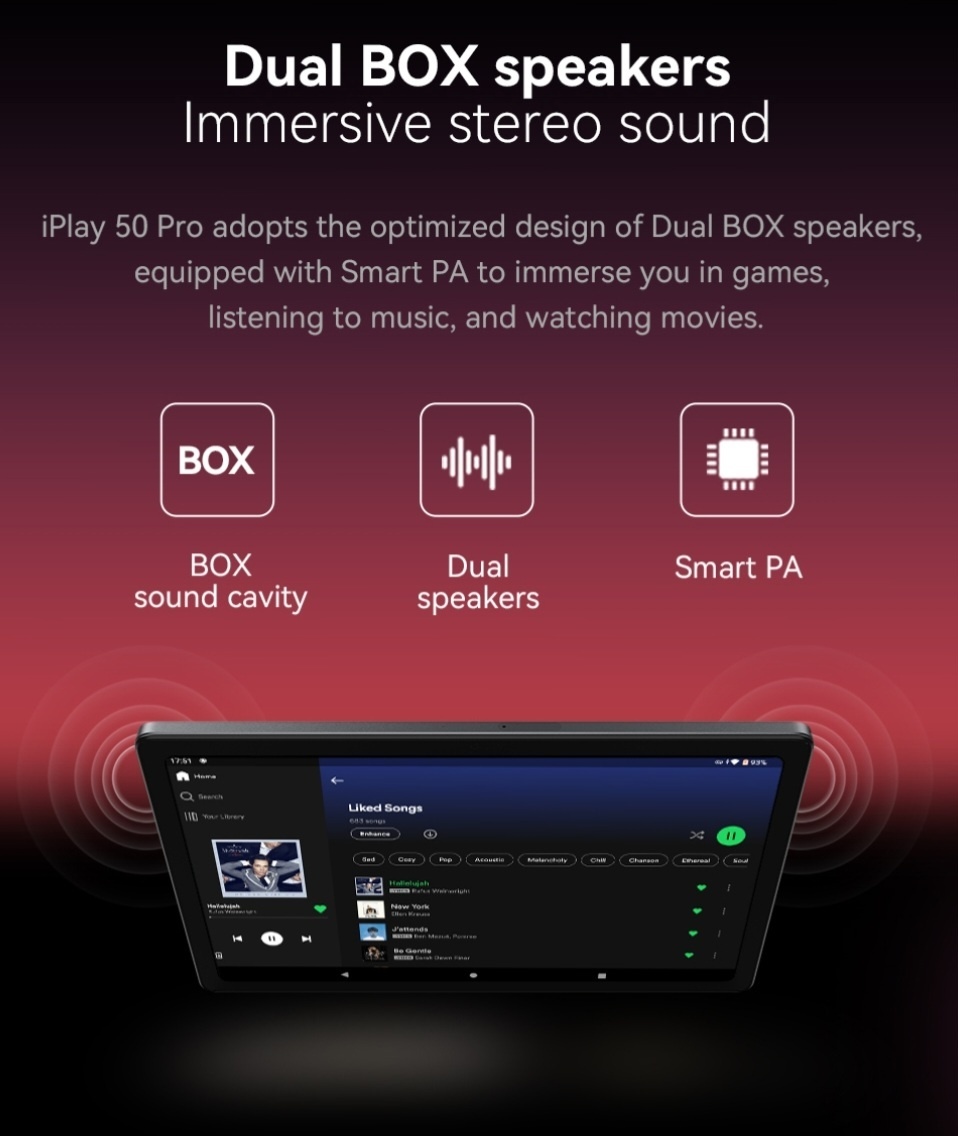 Kvalitný Tablet Alldocube iPlay 50 Pro WiFi/4G 8/128GB obal - 10