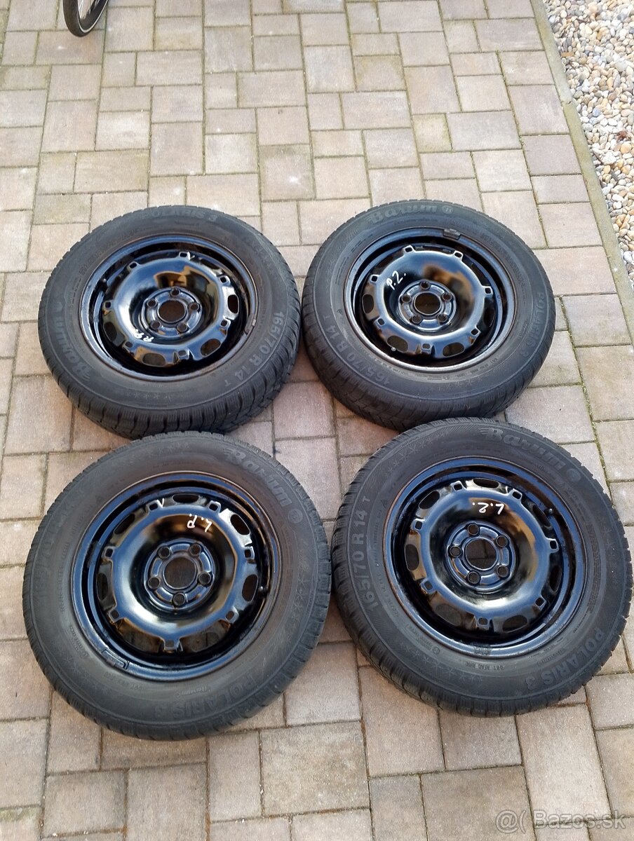 Predám zimné pneumatiky na diskoch vw group - 10