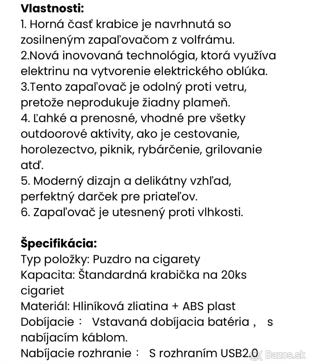 Puzdro na cigarety so zapalovačom - 10