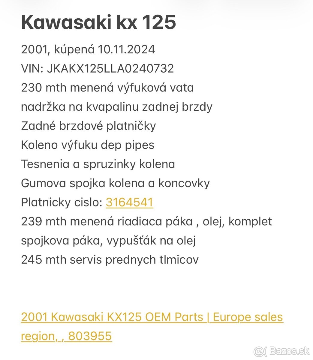 Kawasaki Kx 125 - 10