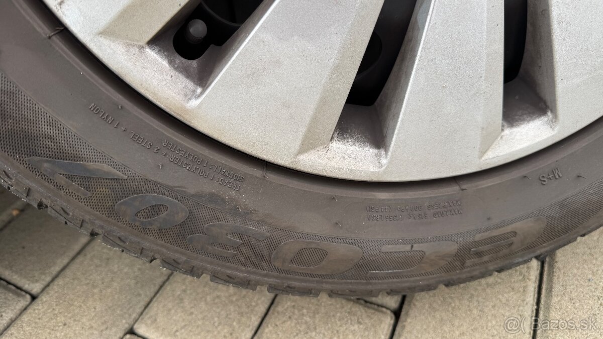Predám plechové disky na letných pneumatikach - 10