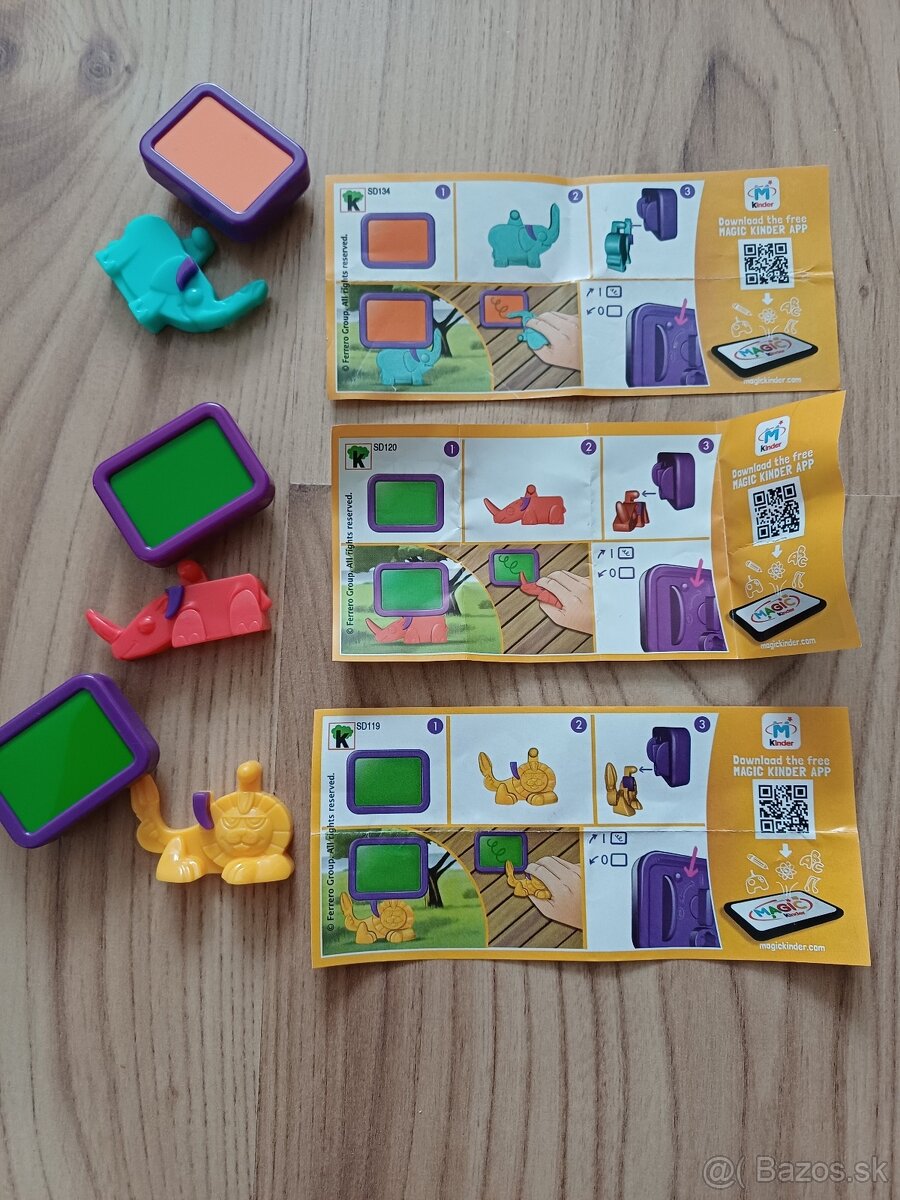 Kinder figurky 1 - 10
