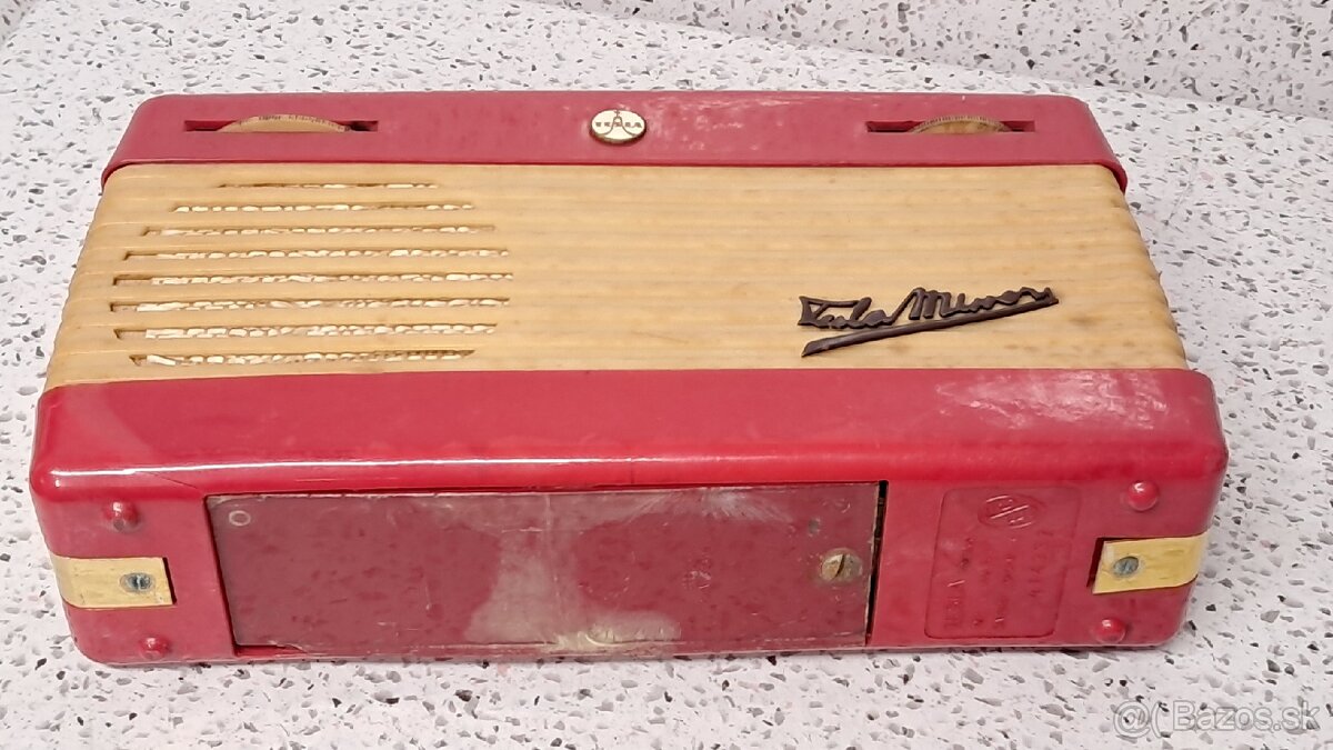 ☆ Starožitné elektronkové radio Tesla Minor / 3001 B - 10