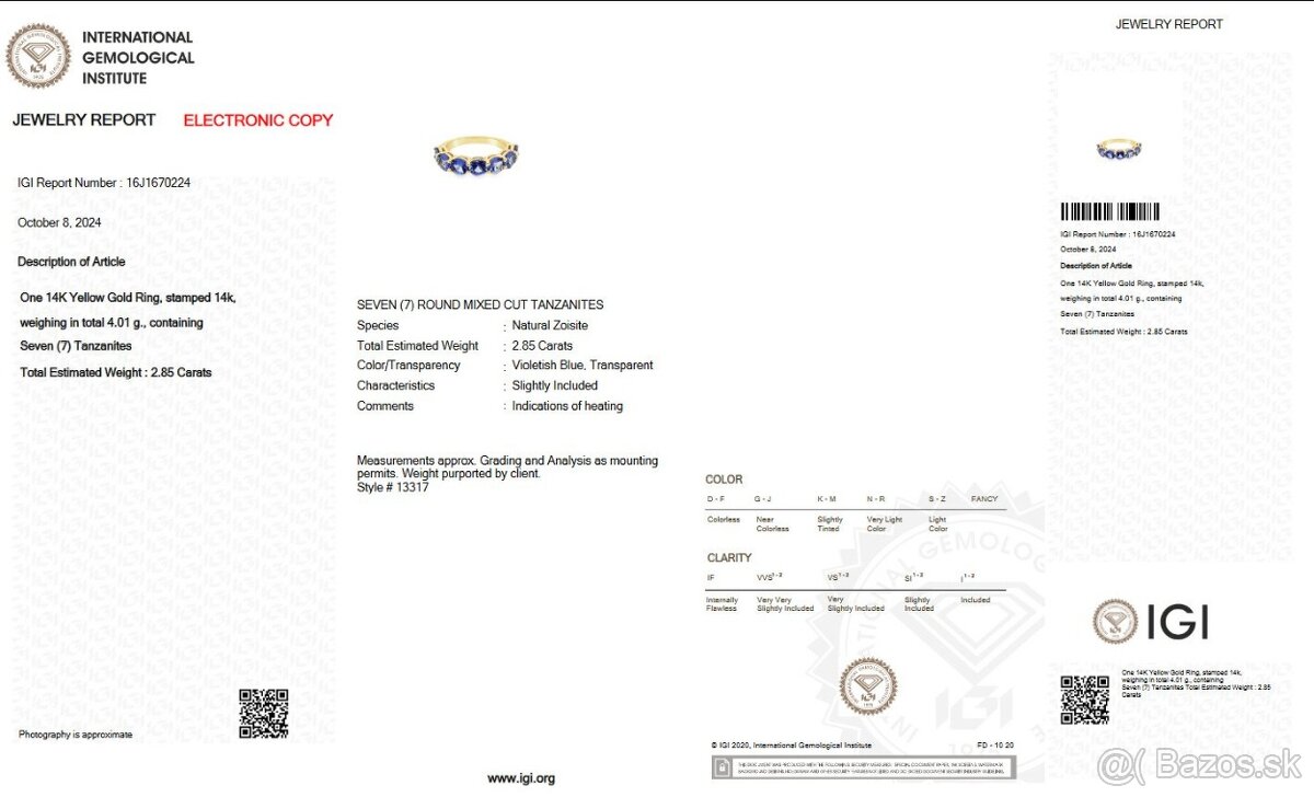 Eternity ring - Eternity prstene - stohovateľné prstene - 10