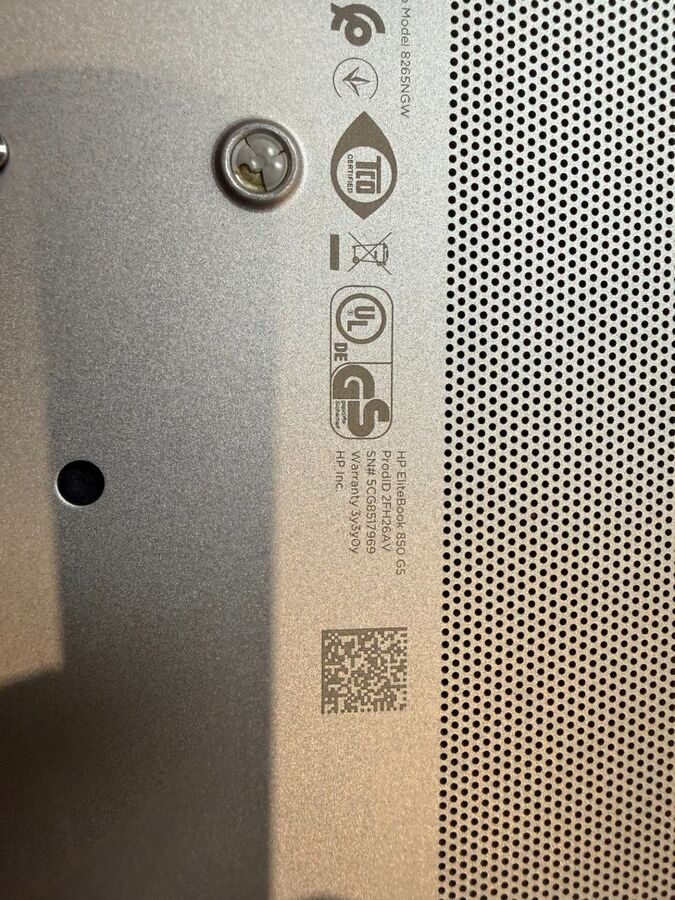HP EliteBook 850 G5 BIOS heslo, poškodený LCD - 10
