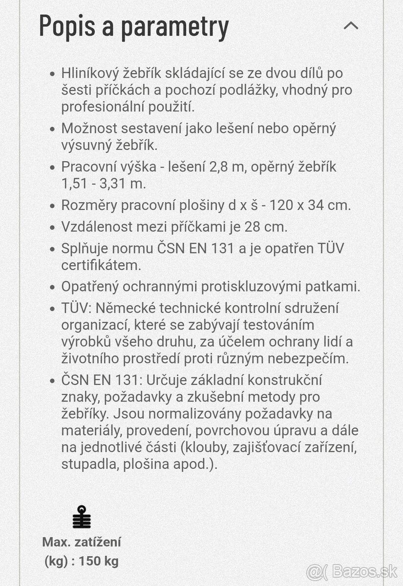 Profi lesenie 2x6 + podlazka protišmykova - 10