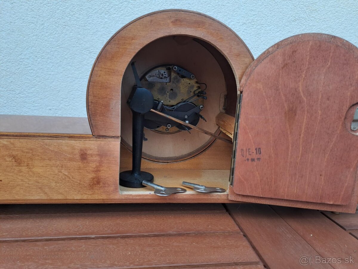 Predám nemecké krbové hodiny Weimar - 10