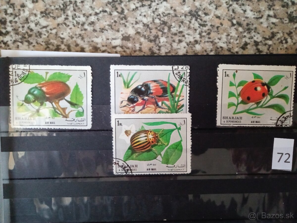 Poštové známky č.490 - ÁZIA IV. - 20 ks sérií - 10