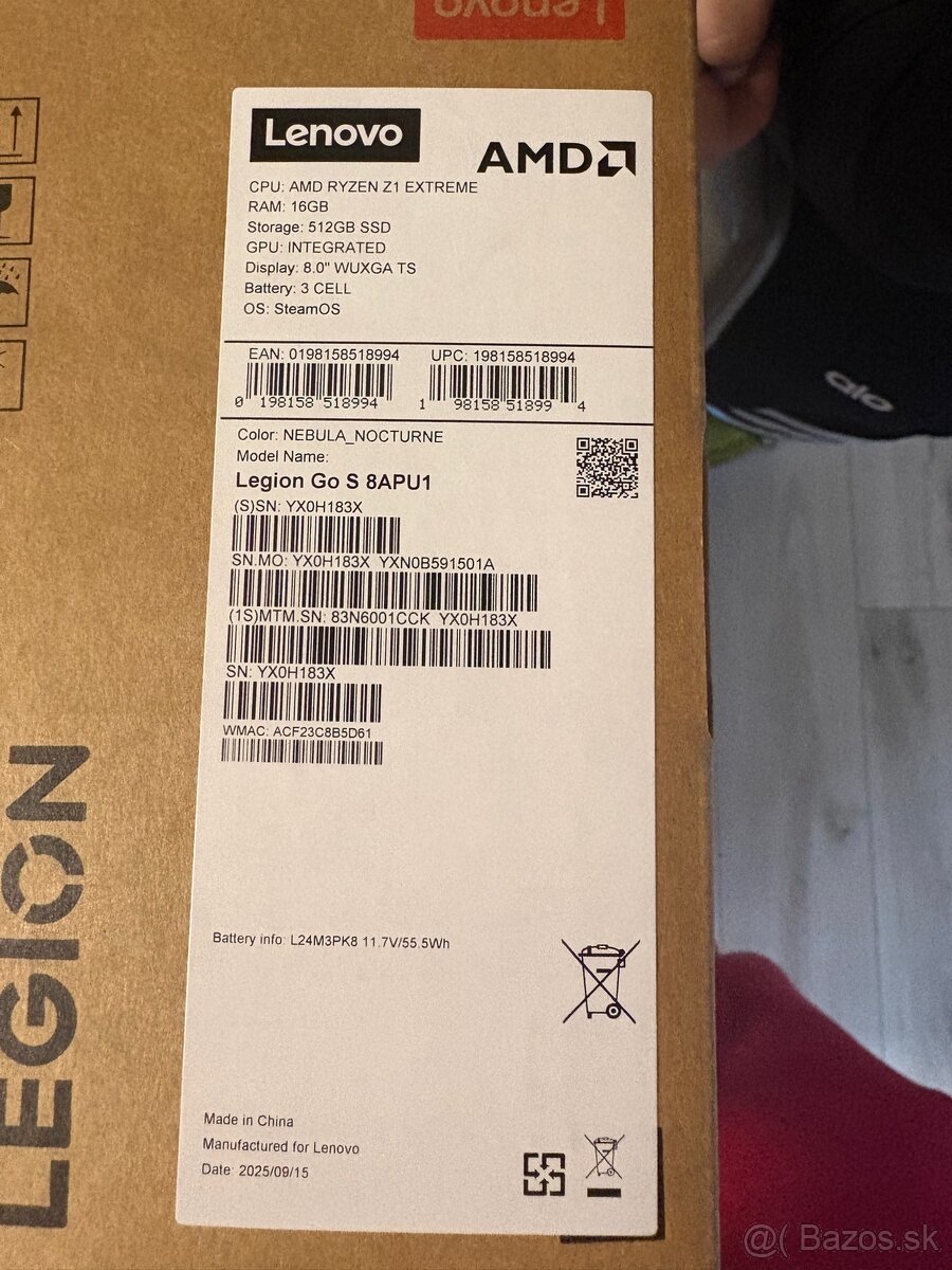 LEGION GO S 8APU1 - 10