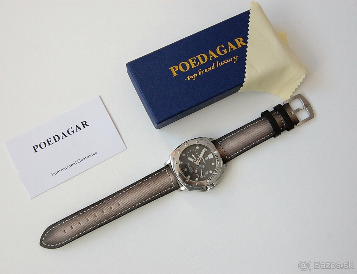 POEDAGAR 690 Grey - pánske military hodinky - 10